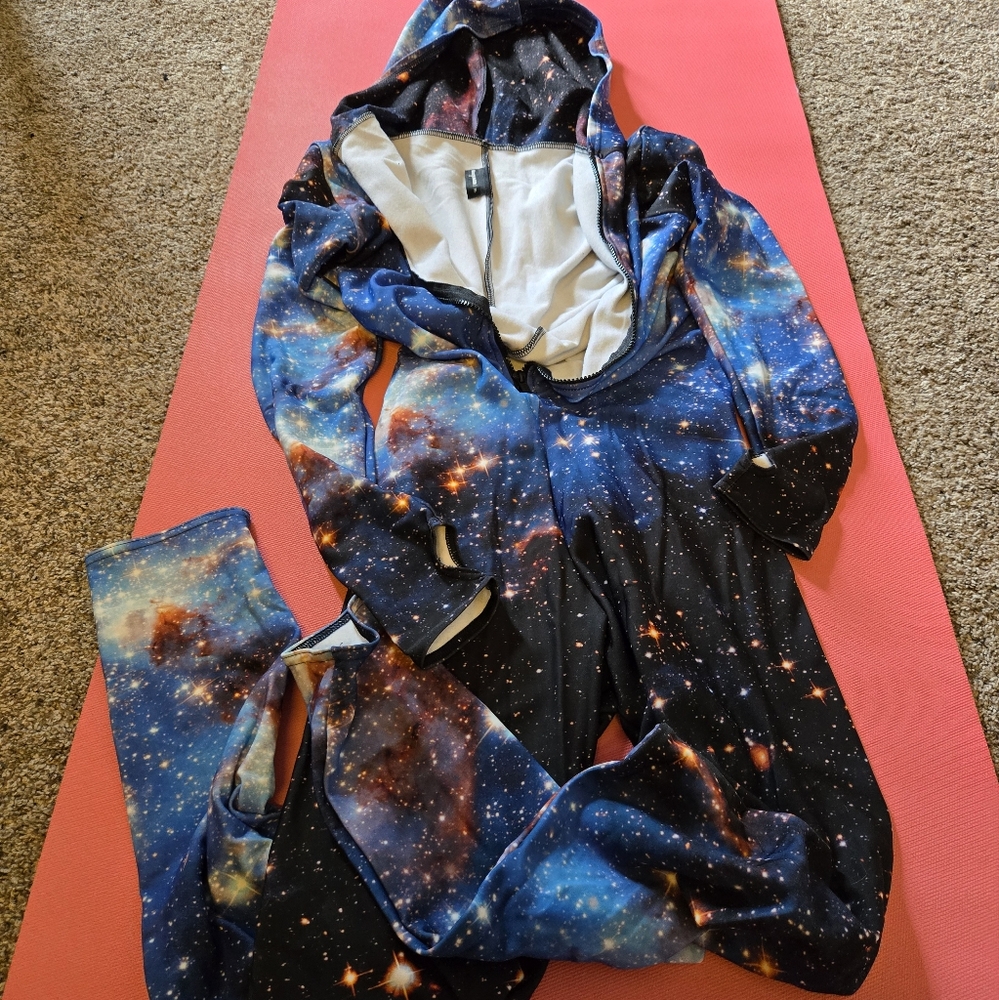 Blackmilk Blue Galaxy Snugglesuit XL